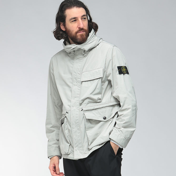 ストーンアイランド STONE ISLAND メンズ ナイロン パーカー ジャケットMICRO TWILL マイクロ ツイル フード ブルゾン SI4100032S0026 ブランド アウター マウンテンパーカー 春 sale_2_a｜ゼンオンライン店