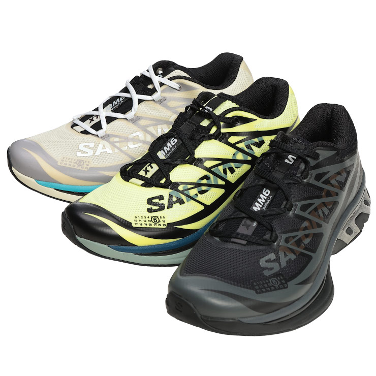 エムエムシックス メゾンマルジェラ メンズ スニーカー MM6 Maison Margiela MM6&times;SALOMON コラボ メッシュアッパー ロゴプリント ローカットスニーカー XT-MM6 MM6WS0020SS26 ブランド 靴 メッシュ アウトドア スポーツ ランニング sale_4_a｜ゼンオンライン店 42,829円