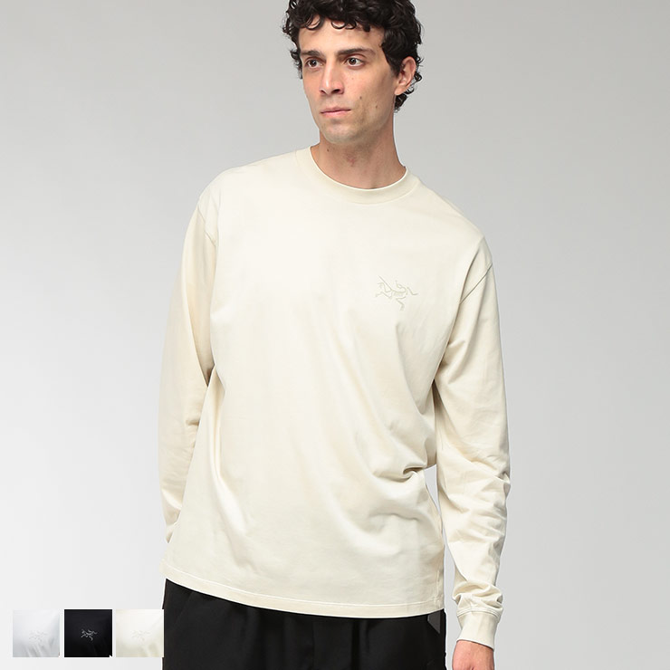 アークテリクス メンズ Tシャツ ARC'TERYX 長袖 クラッグ SL コットン ロングスリーブ カットソー レギュラーフィット ARCX000009536 ブランド トップス ロンT プリント クルー｜ゼンオンライン店