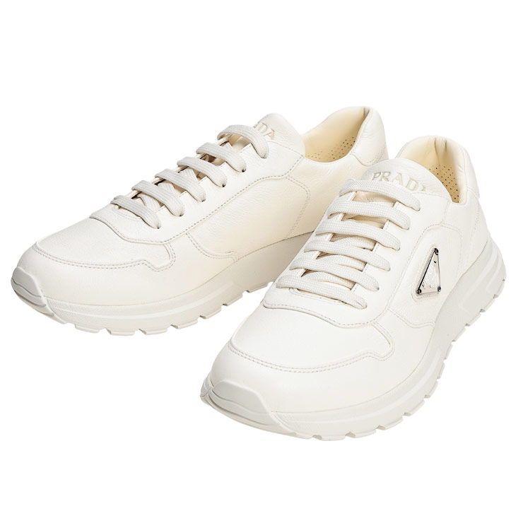 プラダ メンズ スニーカー PRADA PRAX 01 Re-Nylon xブラッシュドレザー スニーカー PR2EE443013 ブランド 靴 シューズ ローカット タウンユース｜ゼンオンライン店