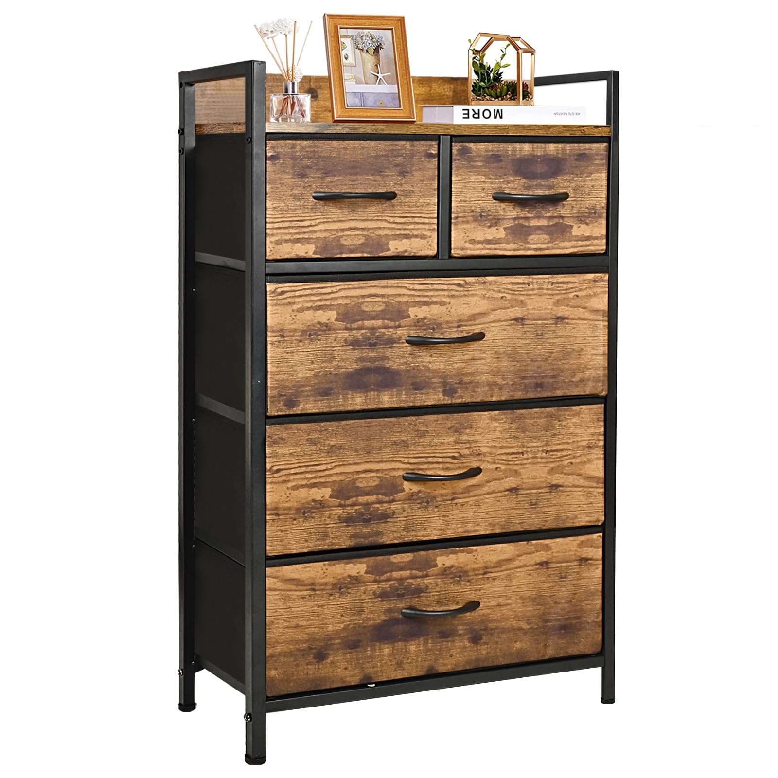 楽天市場】NICEMON チェスト タンス 4段 収納 引き出し 収納棚 5杯大