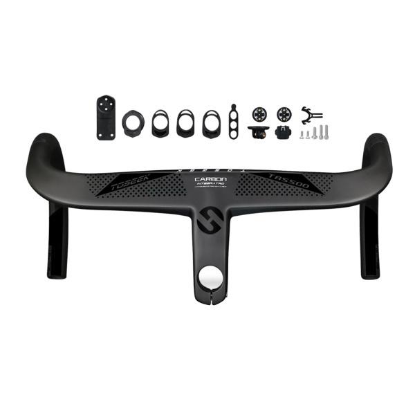 新品YOELEO H9 100mm 380mmステム一体型カーボンハンドル 新品YOELEO H9 100mm 380mmステム一体型カーボンハンドル カーボン