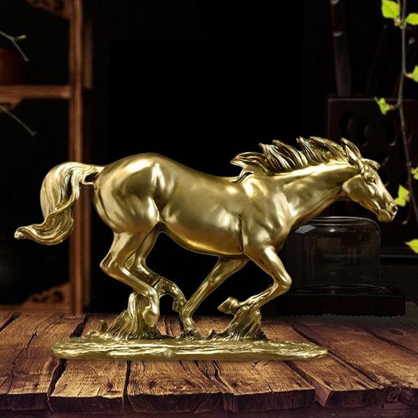 オブジェ　動物　置き物　大理石　彫刻　アンティーク　工芸品 楽天市場】1点もの 大理石彫刻 馬の頭部 (茶) 高さ82cm 動物像