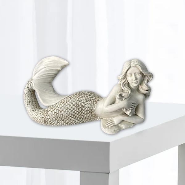【アジアン雑貨】木彫り人魚 壁掛け 立て掛け ディスプレイ マーメイド 美人 Amazon.co.jp: MUCKLILY 木製美人魚彫刻オーナメント 彫刻