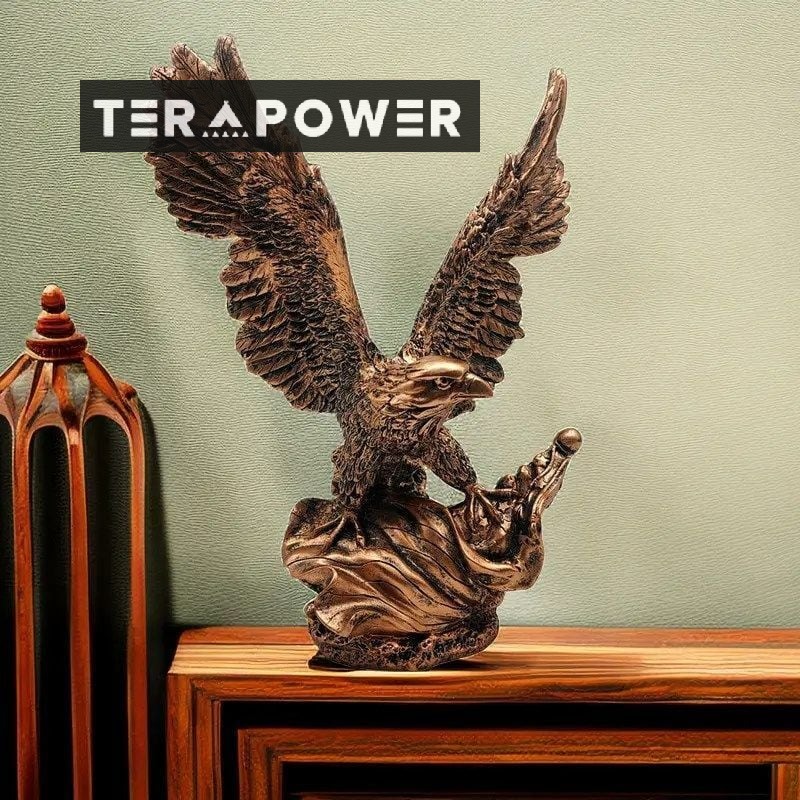 楽天市場】アンティークゴールド イーグル スタチュー 鷲の置物 ワシ