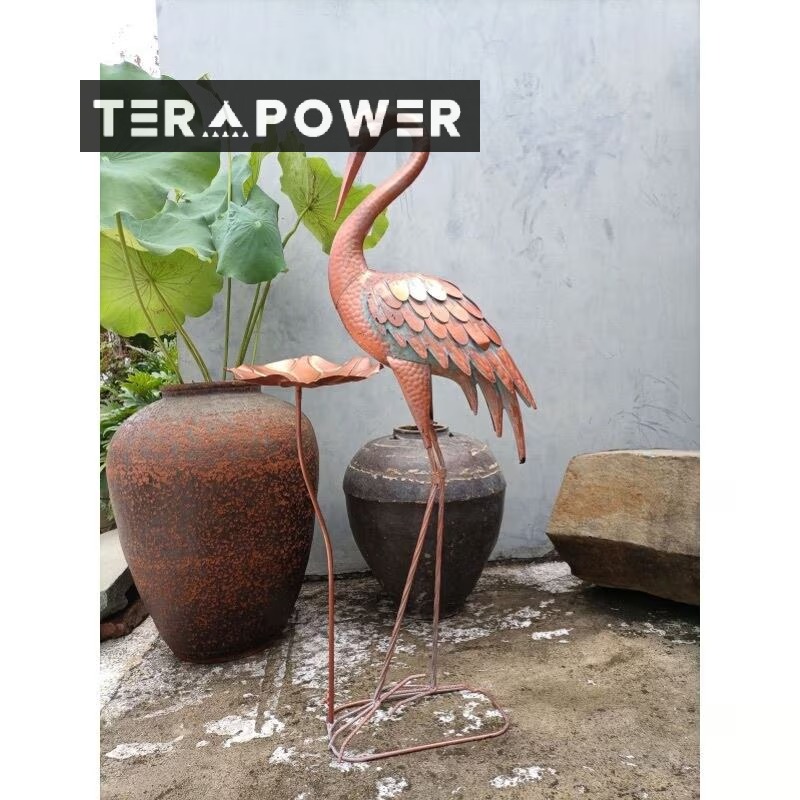 楽天市場】ガーデンオーナメント 鶴 置物 タイプ1 F おしゃれ