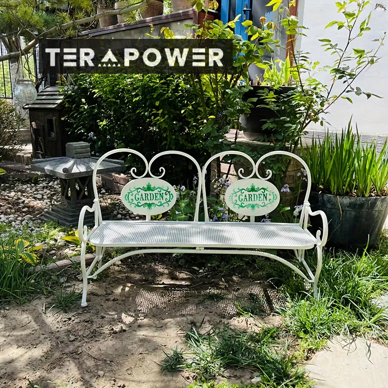 楽天市場】ガーデンファニチャー ベンチホワイト アンティーク