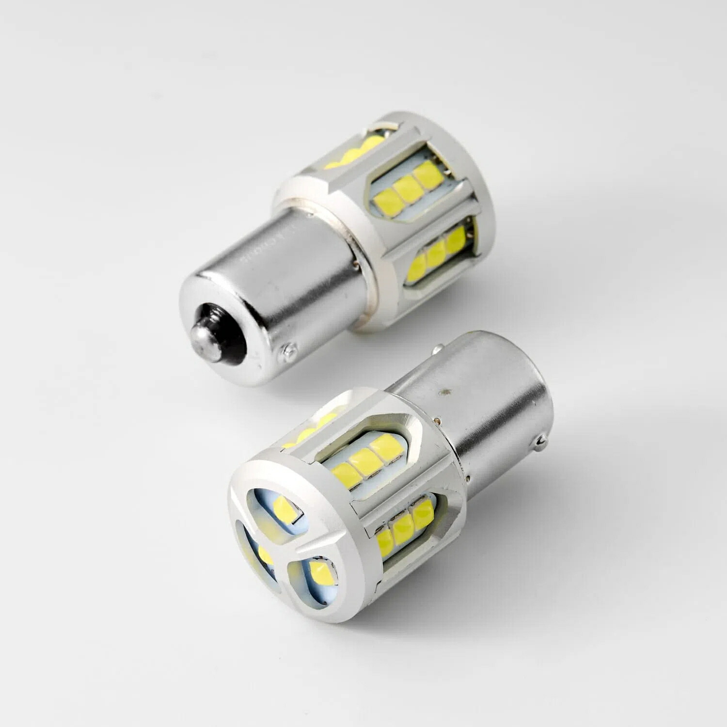 トラック野郎御用達 竹村商会 s25 シングル バックランプ専用バルブ 12v 24v led ホワイト 2個セット