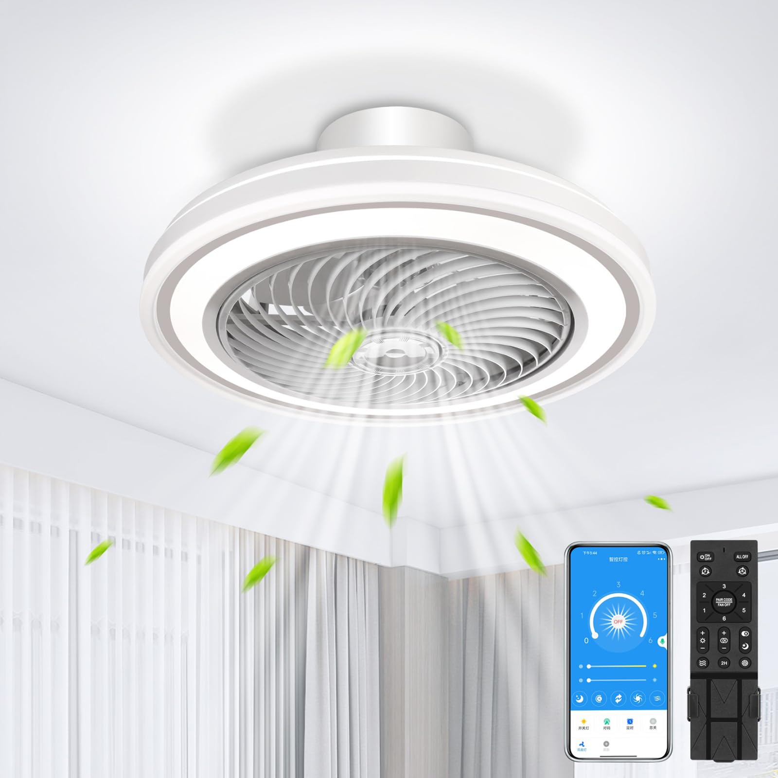 楽天市場】【2025新登場】シーリングファンライト 15畳 50W LED