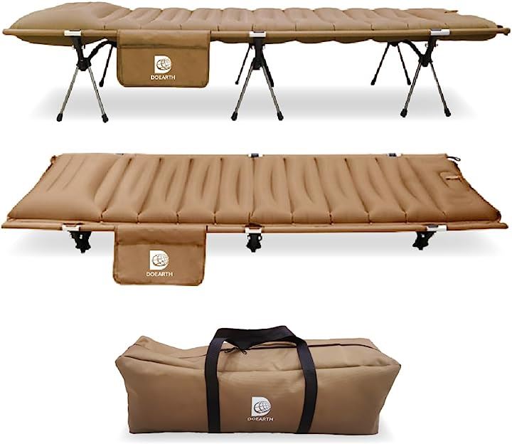 折りたたみベッド　【DOEARTH】 楽天市場】エアーマットコットGussuri ワンタッチ60秒で自動膨張