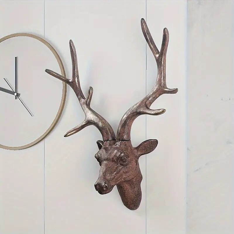 ヴィンテージ　金属鹿飾り 鹿オーナメント ホワイト / ゴールド | The Vince Christmas Shop