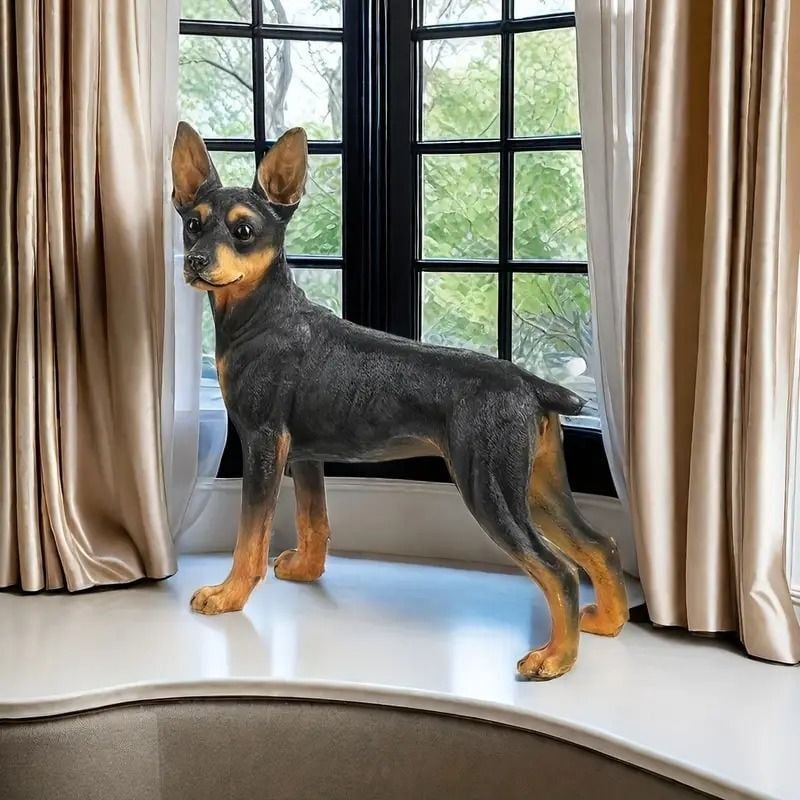 楽天市場】ドーベルマン Standing Doberman 強化プラスチック (FRP