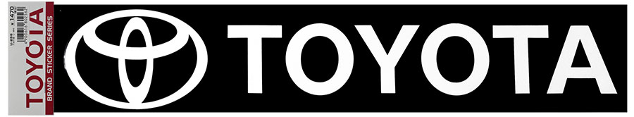 【楽天市場】車 ステッカー トヨタ(TOYOTA)（WH) 車のステッカー 車ロゴステッカー：カー用品と雑貨のゼンポー