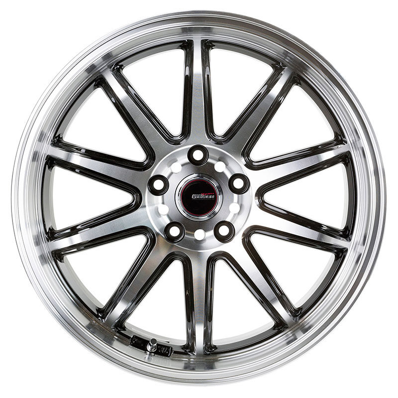 5ZIGEN ホイール FIREBALL RR 18インチ 7.5 インセット53 5穴 PCD114.3 BLACK POLISH FIR8755354BP 19,888円