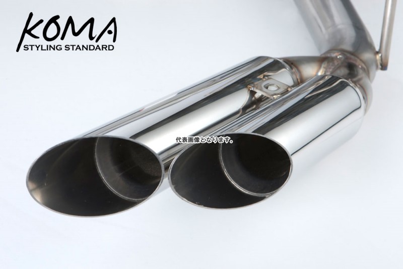5ZIGEN (ゴジゲン) マフラー KOMA SIDE MUFFLER (コマサイドマフラー) ハイエース 【KR-KDH205V | KR-KDH200K | KR-KDH200V】 [競技専用] ロングバン 2.5ディーゼル 2WD KMST-002