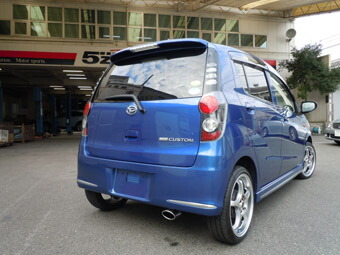 楽天市場】ダイハツ マフラー ミラバン ミラ L275V L275S 2WD