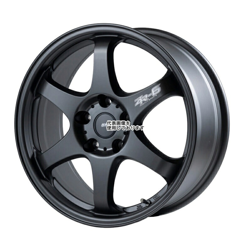 5ZIGEN ホイール ZR-6 17x7.5 +48 5/114.3 MATT GUNMETAL ZRS7754854GM|ゼンリンドライバーズステーション