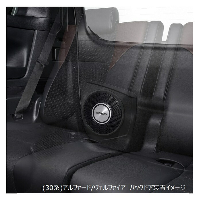 ALPINE(アルパイン) SWE-2500-AV アルファード/ヴェルファイア 30系 (H27/1~現在 H30/1マイナーチェンジ後対応) サブウーファー 25cmバックドア SWE-2500-AV