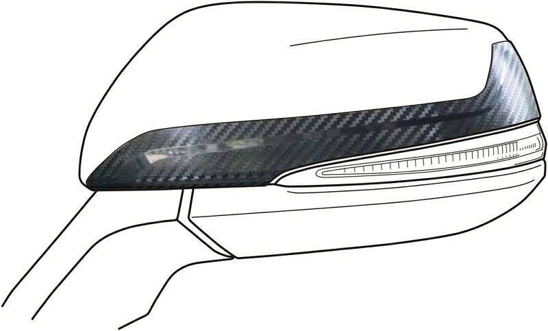 ALPINE(アルパイン) SSK-SM01AV 新車計画 傷から守りドレスアップ効果も アルファード・ヴェルファイア(30系) 専用 サイドミラープロテクト(左右2枚セット/一台分) SSK-SM01AV