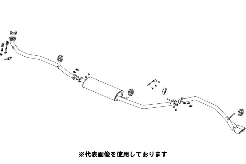 (発送先自動車関連業者のみ)フジツボ A-K エーケー LA600S タント カスタム NA 2WD KF H25.10~H27.12 740-71231