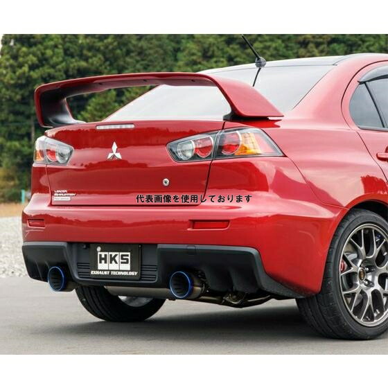 HKS スーパー ターボ マフラー ランサーエボリューションX CZ4A 4B11(TURBO) 07/10- 31029-AM004