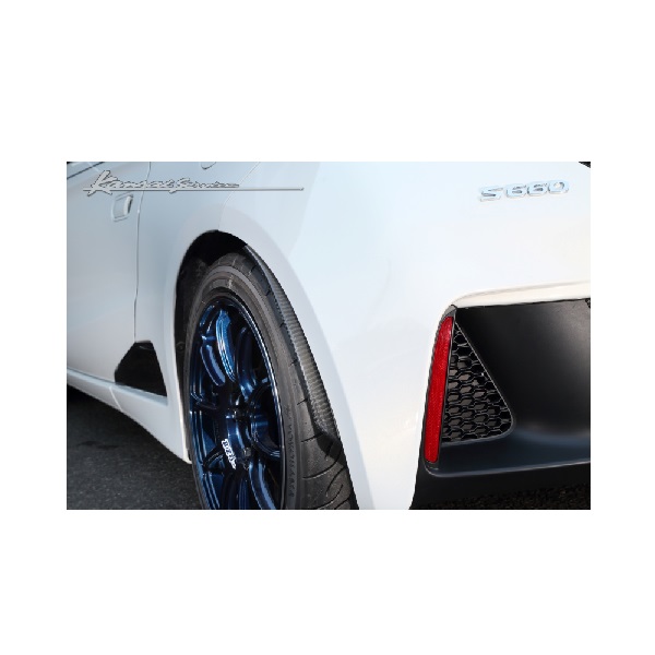 Kansai サービス カーボンリアフェンダーエクステンション JW5 KAH024 ホンダ S660 JW5|ゼンリンドライバーズステーション