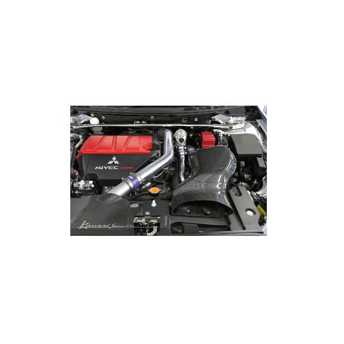 Kansai サービス カーボンエアダクト＆ＨＫＳ レーシングサクション ＣＺ４Ａ（ＳＳＴ ＭＹ０８） KPM031 ミツビシ ＬＡＮＣＥＲ ＥＶＯＬＵＴＩＯＮ Ｘ ＣＺ４Ａ Ｓｅｔ品番（ＫＰＭ０３０＋レーシングサクション）