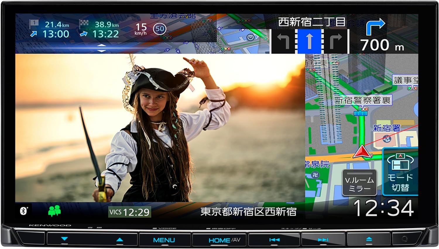 ラジオ・コンポ MDV-S711HD 楽天市場】ケンウッド MDV-S711HD 7インチ18cm2DIN フルセグ地