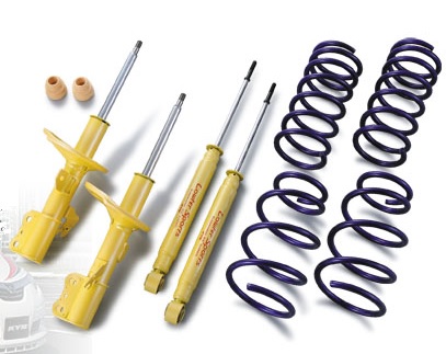 (メーカー直送・個人宅不可)KYB（カヤバ） L-KIT Lowferスポーツ KIT (ローファースポーツショックアブソーバーとローハイトスプリング＜LHS＞） １台分 エブリイ DA64W 08/05～ LKITDA64W4