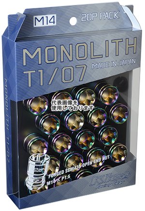 KYO-EI(協永産業) MONOLITH T1/07 M14×P1.5 20P 20pcs ネオクロ MN04N(沖縄・離島不可)|ゼンリンドライバーズステーション