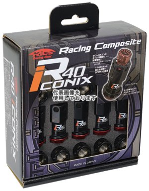 KYO-EI(協永産業) RI-01KR ナットセット M12×P1.5 BK 20pcs レッド RI-01KR(沖縄・離島不可)