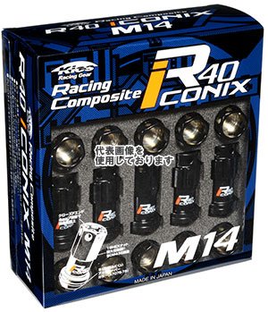 KYO-EI(協永産業) RI-14K8K L&N M14×P1.5 14R球面座 BK 20pcs ブラック RI-14K8K(沖縄・離島不可)|ゼンリンドライバーズステーション