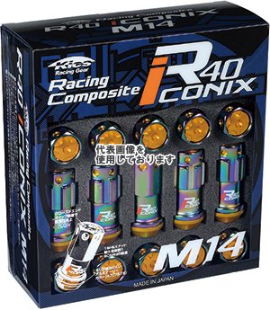 KYO-EI(協永産業) RI-14NA L&N M14&times;P1.5 ネオクロ 20pcs ゴールド RIA-14NA(沖縄・離島不可)｜ゼンリンドライバーズステーション