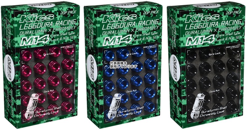 KYO-EI(協永産業) LEGGDURA RACING M14&times;P1.5 20pcs レッド RL54-14R(沖縄・離島不可)｜ゼンリンドライバーズステーション