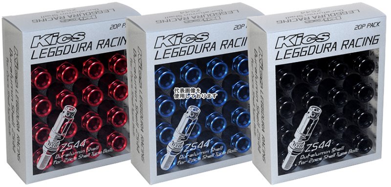 KYO-EI(協永産業) LEGGDURA Racing Bolt ZS44 アルミシェル 19HEX 20P 20pcs レッド SLZSR2