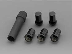 【メーカー直送品】無限 HEPTAGON [#7] Nut Set シビック FD1･2･3 08181-XXB-K0S0-BL_5