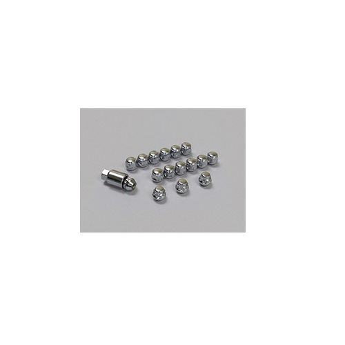 【メーカー直送品】無限 ホイールナット&ロックセット　ショートタイプ シルバー 品番08181-XXB-K1S0-S 5,154円