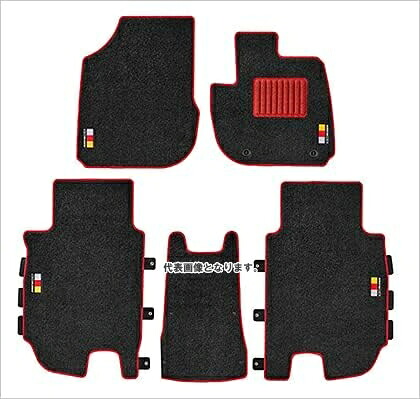 MUGEN (無限) 【スポーツマット】ブラック×レッド ホンダ ヴェゼル RV3・4・RV5・6 08P15-XNP -K0S0-RD