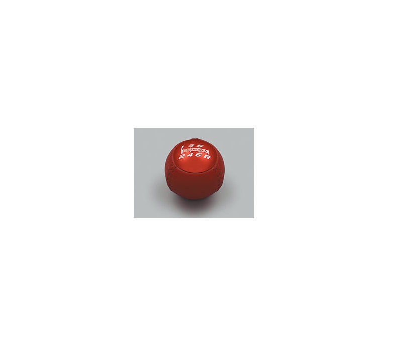 【メーカー直送品】無限 レザーシフトノブ レッド シビック タイプR FK2 K20C 2015/12~17/08 品番54102-XMEB-K0S0-RD
