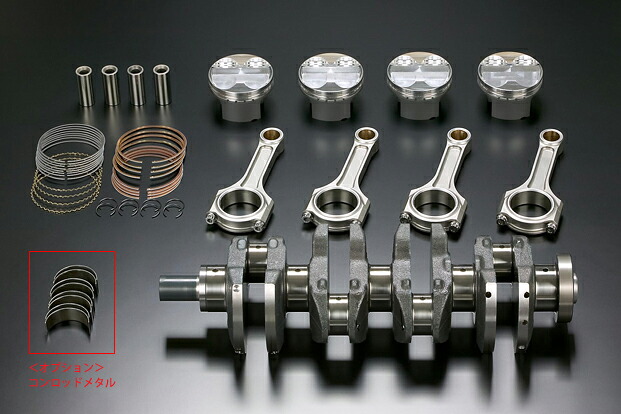 戸田レーシング HONDA シビック、インテグラ、アコード K20A キャパシティアップ2150KIT Iコネクティングロッドタイプ 直径87.00×90.7mm 13001-K20-102-I