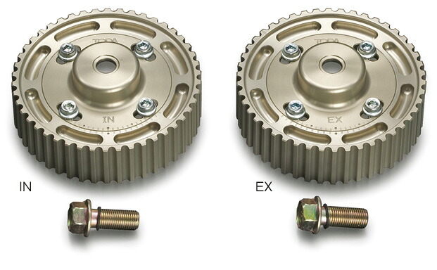戸田レーシング TOYOTA アルテッツァ SXE10 3SG フリーアジャスティングカムプーリー/EX 14211-XE1-001|ゼンリンドライバーズステーション