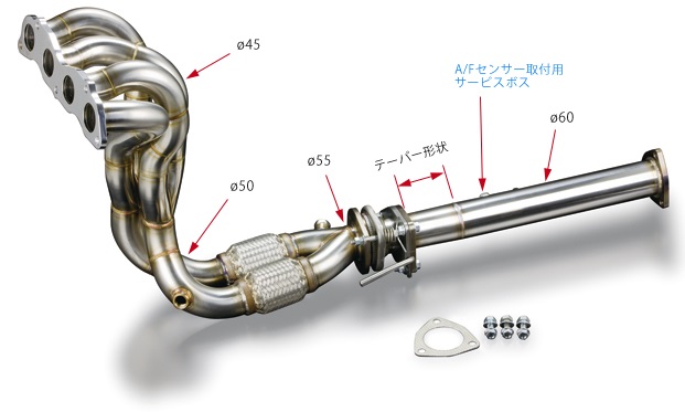 Todaレーシング K24a 0馬力仕様 エキゾーストマニフォールド Cl9 00j Honda アコード Cl9 4 2 1 Sus Factor100 Co Il