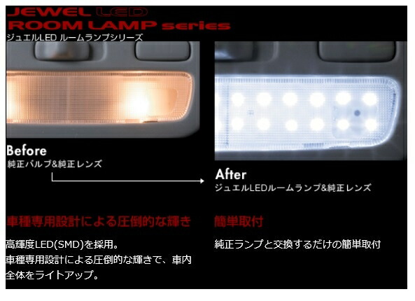 VALENTI(ヴァレンティ) LEDルームランプセット LED総数:98 マップ