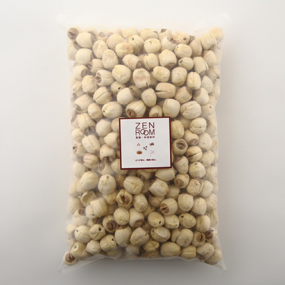 【蓮の実  500g × 1袋】 蓮の実 はすのみ 無添加 健康食品 漢方 ビタミンB1 ビタミンB2 ビタミンB6 ミネラル カルシウム リン マグネシウム パントテン酸 葉酸 βカロテン レチノール カリウム 薬膳 食材 ミネラル豊富 薬膳食材  栄養成分 薬膳食材 健康維持