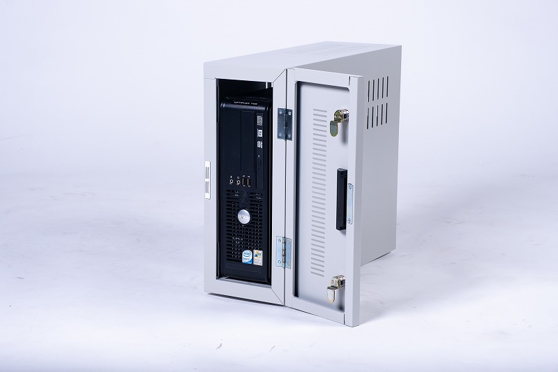 楽天市場】セキュリティボックス 4U 鍵付き 排熱 デスクトップ PC