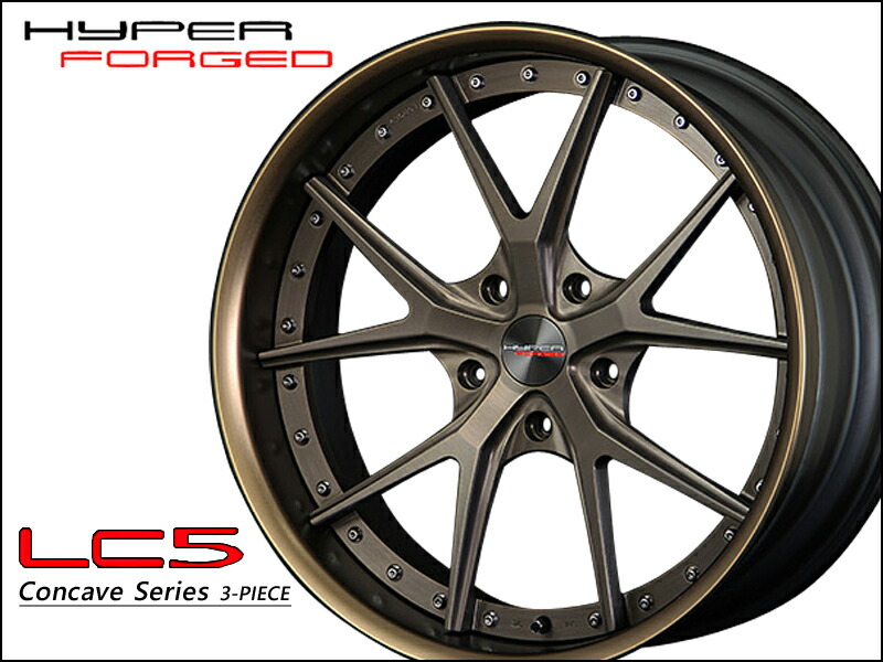 楽天市場】ハイパーフォージド LC5 20インチ×14.5J 5-100〜5-130 D