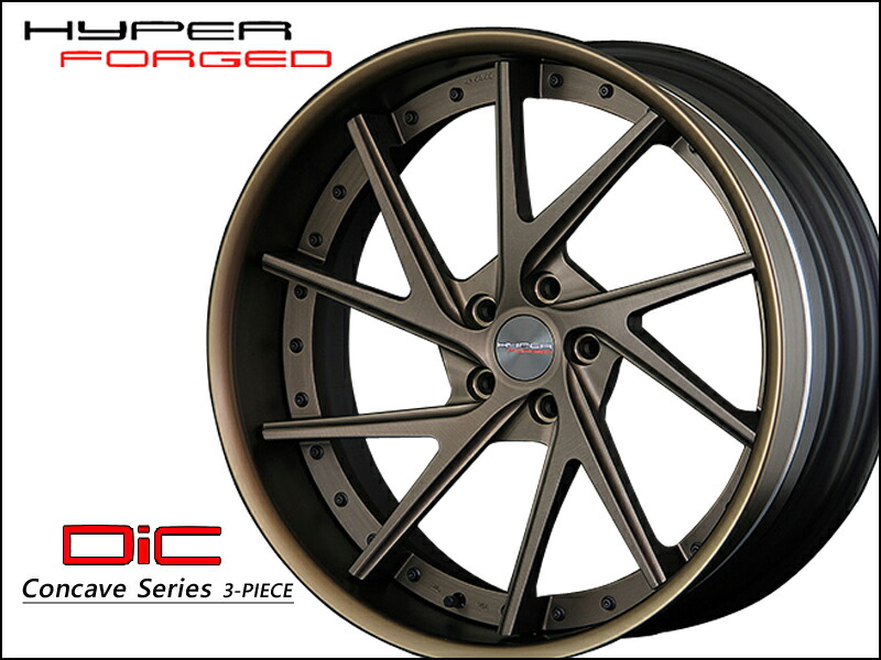 楽天市場】ハイパーフォージド DiC 21インチ×7.5J 5-108〜5-130 S