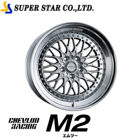 楽天市場】SUPER STAR シェブロンレーシング M2 16インチ×6J OH/Rリム