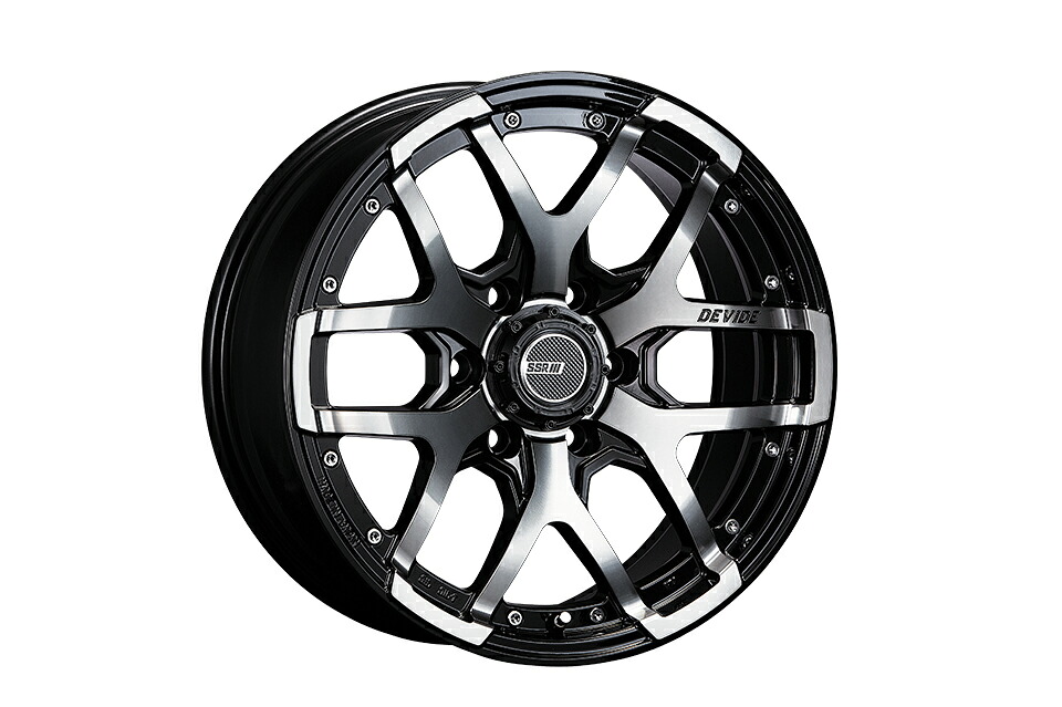 SSR ディバイド ZS 18インチ&times;8J 6-139.7 ホイール DEVIDE ASHBLK 18x8J｜タイヤショップZERO2号店
