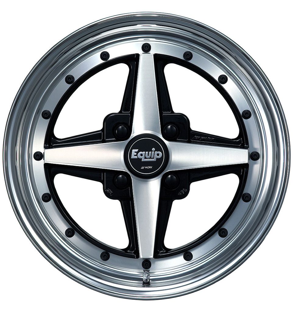 ■wheel■174■ MCO RACING 15インチ　6.5J　4穴マルチ +35 WORK MCO MCO RACING 15インチ×6.5J ホイール ワーク WHT